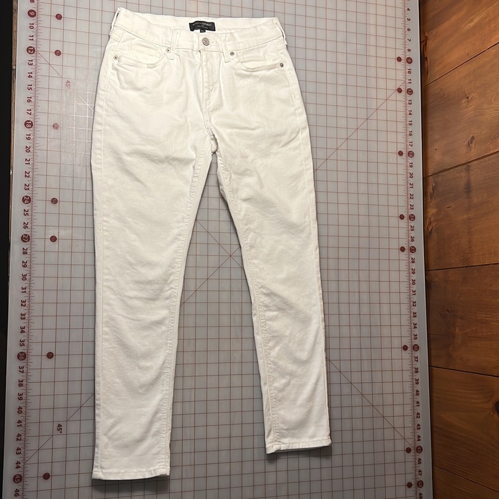 Banana Republic | Girlfriend Jean White Size 26